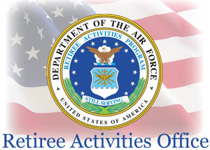 A graphic representing the Retiree Activities Program emblem.