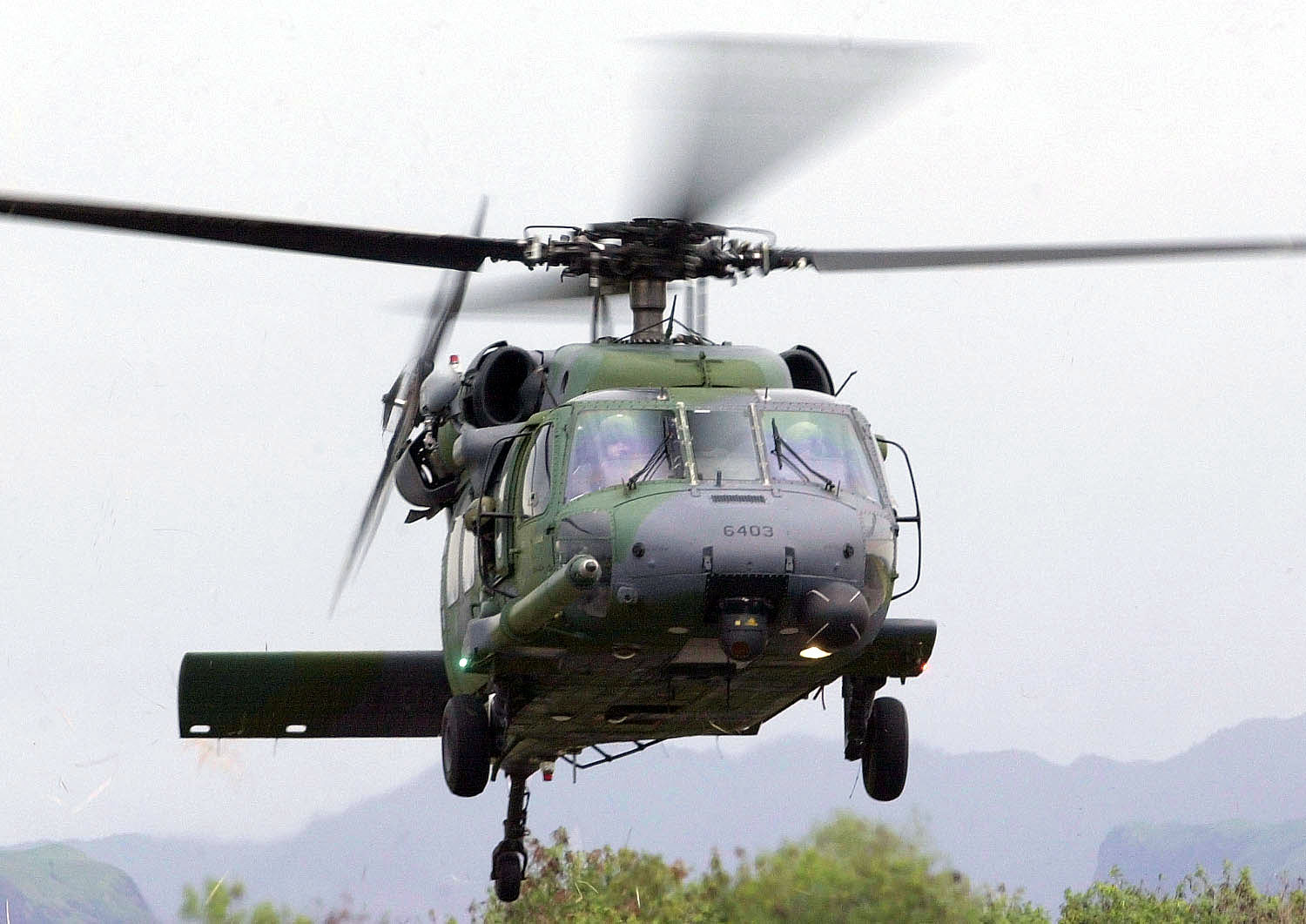 An image of an HH-60G Pave Hawk helicopter stationed at Davis-Monthan AFB.